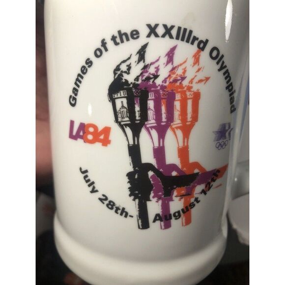 1984 Olympic Summer Games Los Angeles Collectors Beer Stein - Picture 3 of 5